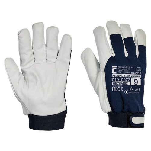 Cerva PELICAN Blue Winter gloves munkavédelmi kesztyű 9