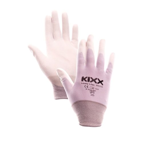 KIXX LOVELY LILAC munkavédelmi kesztyű nylon lila 7 (12pár/cs)