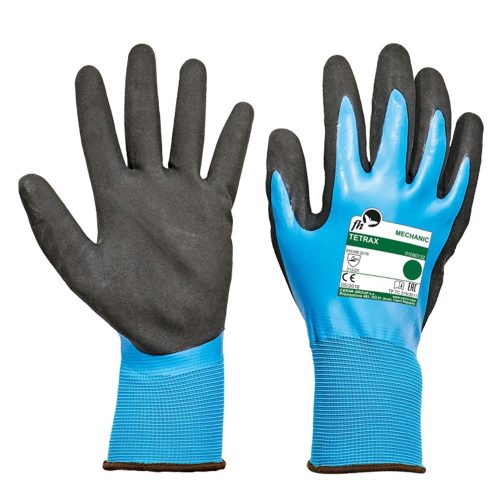 FH TETRAX munkavédelmi kesztyu nylon/latex 7 (12pár/cs)