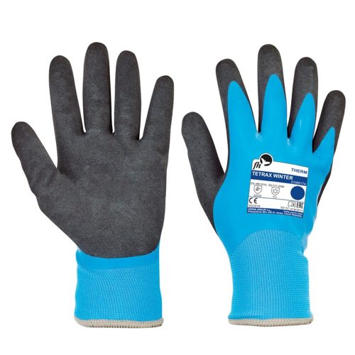 FH TETRAX WINTER latex munkavédelmi kesztyu 8 (12pár/cs)