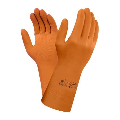 Ansell 87-955 Extra ORANGE latex munkavédelmi kesztyu 7