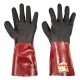 FH CHERRUG munkavédelmi kesztyű PVC fekete/piros 10 (12pár/cs)