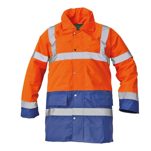 Cerva SEFTON láthatósági munkavédelmi kabát narancssárga/royal S