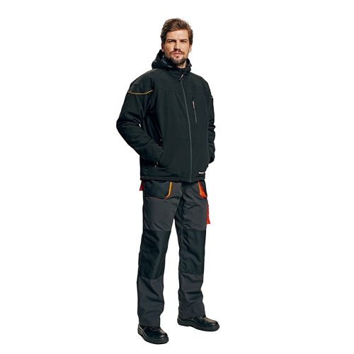 Australian Line EMERTON WINTER SOFTSHELL kabát fekete S