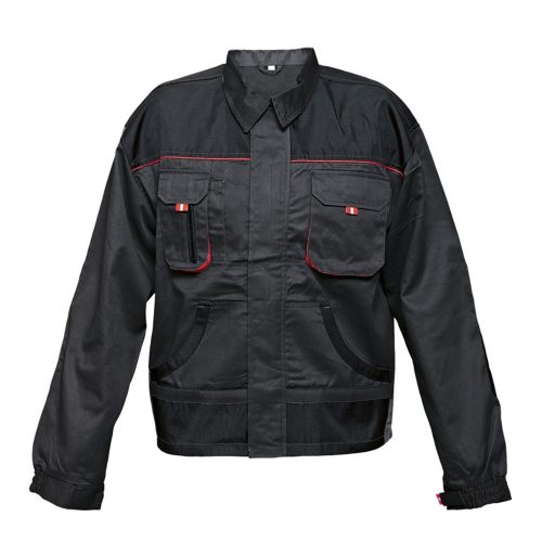 Fridrich & Fridrich CARL munkavédelmi kabát fekete/piros 48