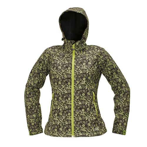 CRV YOWIE PRINTED softshell kabát barna/zöld S