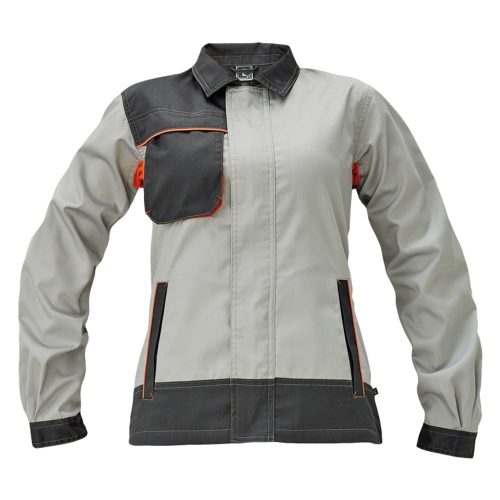 Cerva MONTROSE LADY női munkavédelmi kabát szürke/sötétszürke 44