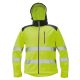 Cerva KNOXFIELD láthatósági softshell munkavédelmi kabát sárga XL