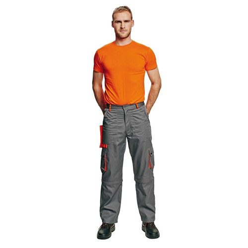 Australian Line DESMAN munkavédelmi nadrág szürke/narancssárga 50