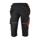 Cerva KNOXFIELD 320 3/4 munkavédelmi nadrág szürke/piros 46