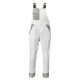 Cerva MONTROSE munkavédelmi mellesnadrág fehér/szürke 56