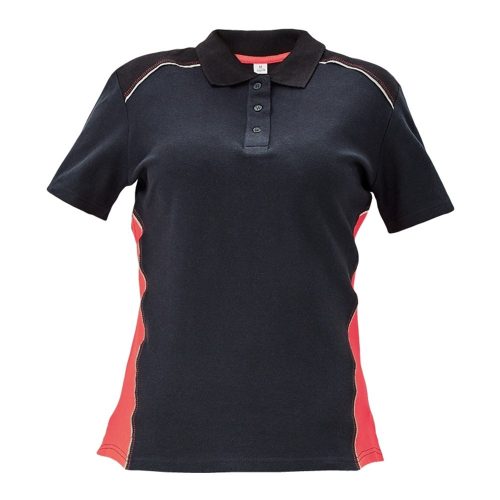 Cerva KNOXFIELD LADY női galléros póló szürke/piros XL
