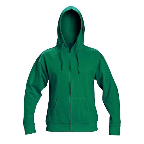 Cerva NAGAR kapucnis pulóver zöld XL