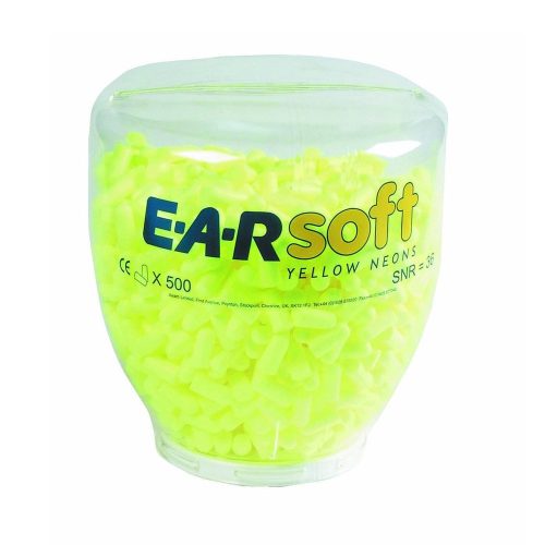 3M EARSOFT Yellow Neon füldugó adagoló (500pár/cs)