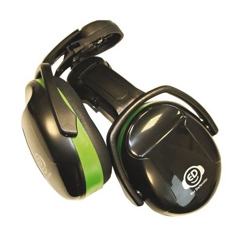 Ear Defender 1C fültok munkavédelmi sisakhoz zöld