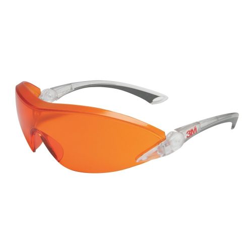 3M 2846 munkavédelmi szemüveg piros/narancssárga