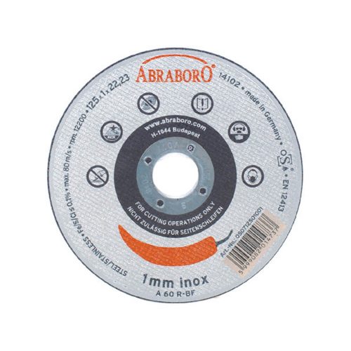 Abraboro Chili fémvágó korong inox 115x2,5x22