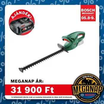 Bosch akkus sövényvágó EasyHedgeCut 18-45 1x2,0Ah 18V