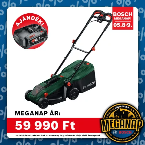 Bosch Rotak 18V-32 Akkus fűnyíró 32cm alapgép