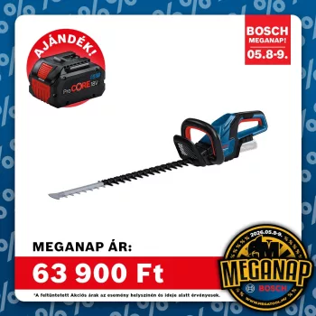   Bosch | GHE 18V-60 Sövényvágó (akku és töltő nélkül), kartondobozban