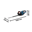 Bosch GHE 18V-50 Sövényvágó (akku és töltő nélkül), kartondobozban (Extra 5Ah akku ajándékba)