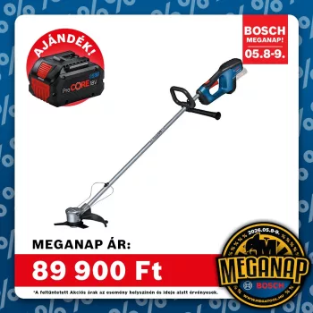   Bosch GFR 18V-23 Bozótvágó (akku és töltő nélkül; vállpánttal; Pro-Tap orsóval és damillal)