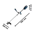 Bosch GFR18V-25BH 18V akkus motoros kasza vágásszélesség 40 cm (akku és töltő nélkül) (Extra 5Ah akku ajándékba)