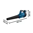 Bosch | GBL 18V-750 Lombfúvó (akku és töltő nélkül), kartondobozban
