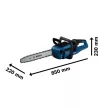 Bosch GKE 18V-40 akkus láncfűrész 18V, 1x 5,5 Ah, 40 cm (Extra 5Ah akku ajándékba)
