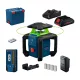 Bosch GRL18V-3-31G építőipari forgólézer IP66 - 1 x Pro 18V 4.0Ah akku+LR3-2 lézervevő +  BT 170  (Regisztrációval akár ajándék is elérhető!)