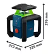 Bosch GRL18V-3-31G építőipari forgólézer IP66 - 1 x Pro 18V 4.0Ah akku+LR3-2 lézervevő +  BT 170  (Regisztrációval akár ajándék is elérhető!)