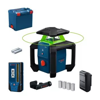   Bosch GRL18V-3-31G akkus forgólézer alapgép, 18V, szerszámkofferben