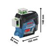 Bosch akkus zöld vonallézer GLL 3-80 alapgép