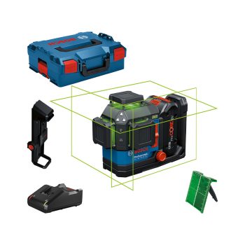   Bosch vonallézer GLL 18V-120-33 CG (Zöld) 18V 1 x 4 Ah ProCore L-Boxxban
