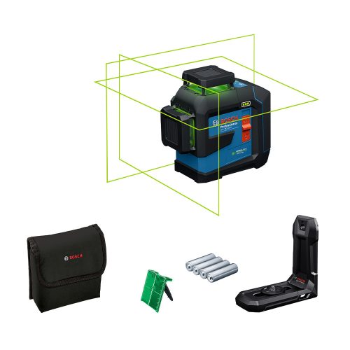 Bosch GLL 80-33 G vonallézer 4 x AA elem + elemadapter kartondobozban