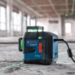 Bosch GLL 80-33 G vonallézer 4 x AA elem + elemadapter kartondobozban