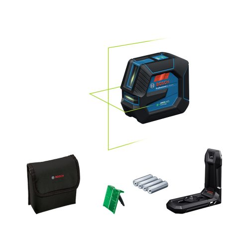 Bosch GLL 20-22 G Professional Vonallézer zöld, 20m, IP65, 1/4", 3,7V