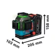 Bosch Expert vonallézer EXLL18V-120-33CG (akku és töltő nélkül) L-Boxx-ban (Regisztrációval akár extra értékes ajándék is elérhető!)