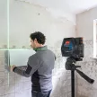 Bosch GCL 12V-50-22 CG zöld kombilézer + RM 20 tartó + AA1 adapter + 4 x 1,5V LR6 AA  + BT150