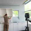 Bosch GCL 12V-50-22 CG zöld kombilézer + RM 20 tartó + AA1 adapter + 4 x 1,5V LR6 AA  + BT150