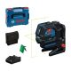 Bosch GCL 12V-50-22 CG zöld kombilézer+RM 20 tartó+GBA 12V 2.0Ah akku+GAL 12V-40 + L-boxx