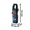 Bosch True RMS lakatfogós multiméter GMC 600-15, CAT III 600 V / CAT IV 300 V