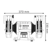 Bosch kettős köszörű GBG 60-20 600W