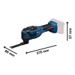 Bosch Expert akkus multivágó EXOP18V-40 (akku és töltő nélkül) L-Boxx-ban (Regisztrációval akár extra értékes ajándék is elérhető!)