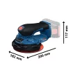 Bosch GEX 18V-150-3 Akkus Excentercsiszoló  (akku és töltő nélkül) L-Boxx-ban