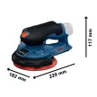 Bosch GEX 12V-150-3 Akkus excentercsiszoló (akku és töltő nélkül) L-Boxx-ban