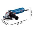 Bosch sarokcsiszoló GWS 12-125 S 1200W, 125mm