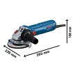 Bosch GWS 12-125 elektromos sarokcsiszoló 125 mm 1200 W gyorsszorítóval