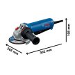 Bosch GWS 12-125 P elektromos sarokcsiszoló 125 mm 1200 W biztonsági kapcsolóval