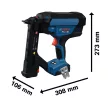 Bosch akkus tűzőgép GTH18V-38-2 M , 18V, alapgép, L-BOXX-ban